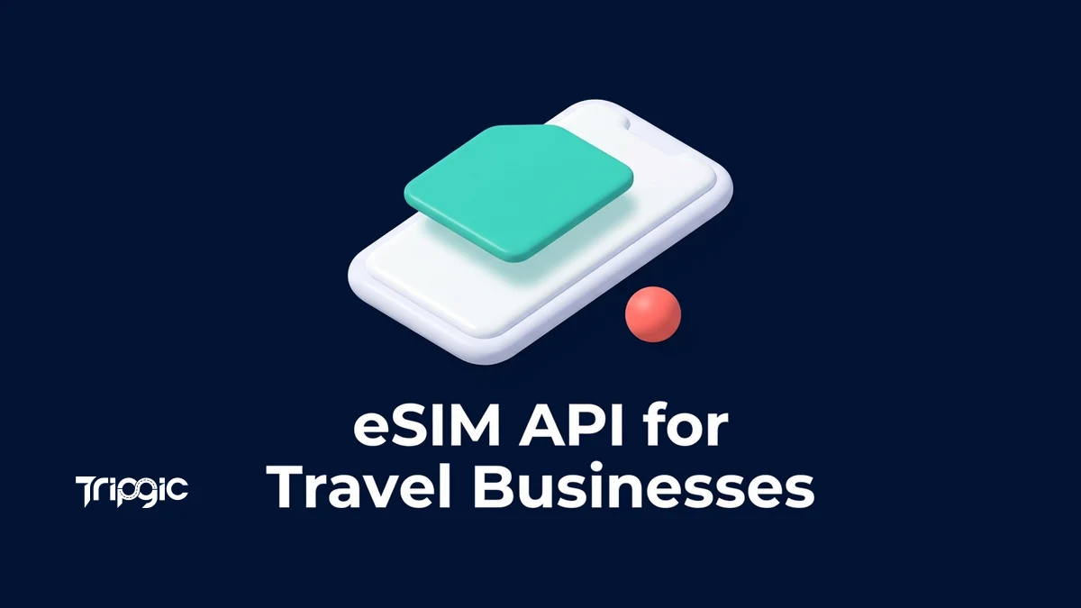eSIM API for travel businesses: a phone receiving a digital SIM profile