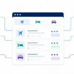 Travel metasearch engine comparing flight, hotel, and car rental prices from multiple suppliers in one interface